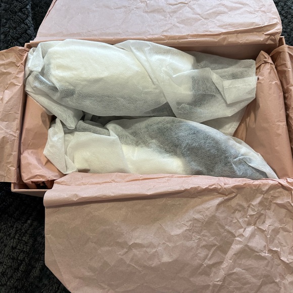 Miu Miu Black Crystal Embellished Satin Bow Slingback Pumps - Picture 3 of 5